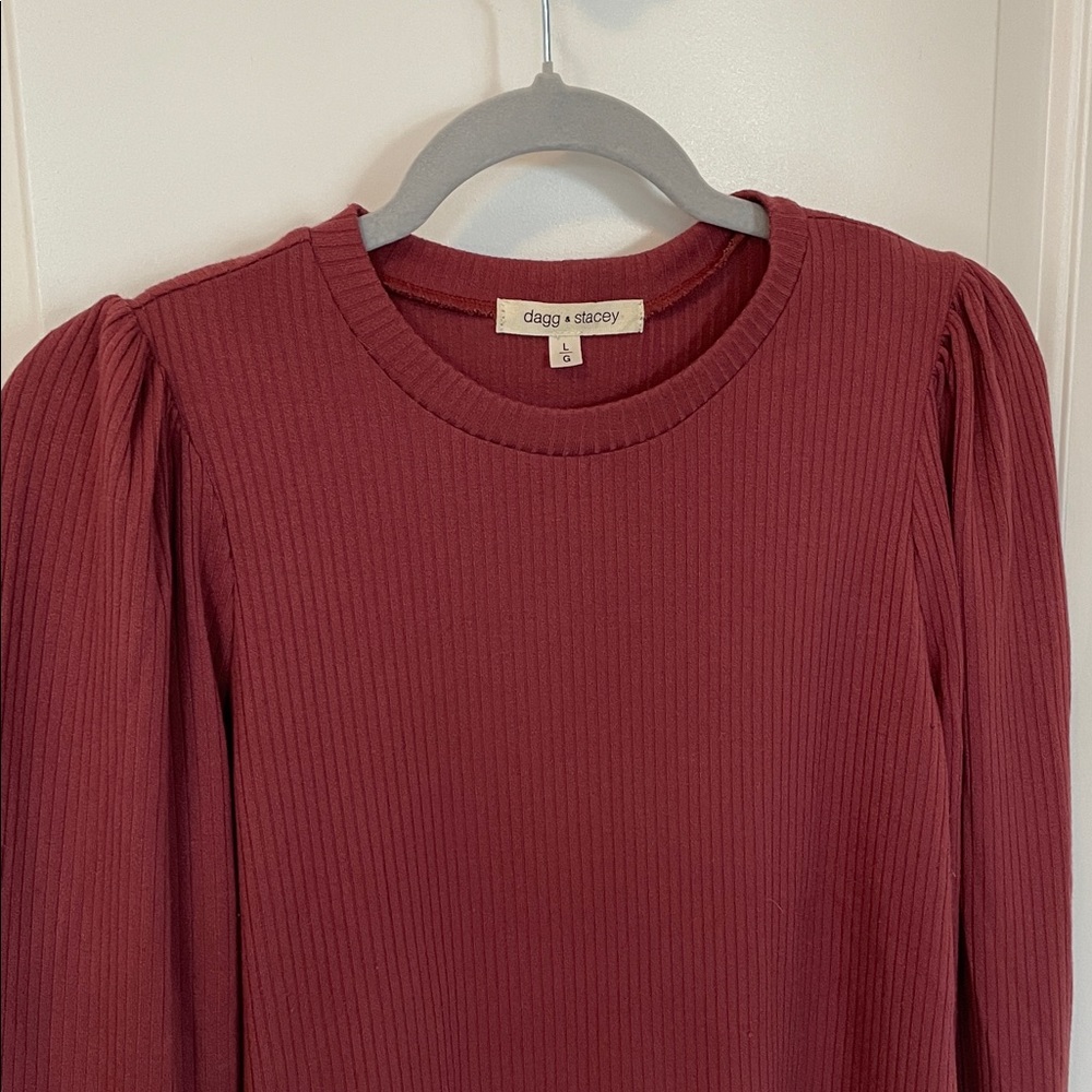 Dagg & Stacey Ribbed Long Sleeve Top - Picture 2 of 4